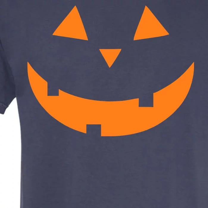 Jack o Lantern Pumpkin Face Garment-Dyed Heavyweight T-Shirt