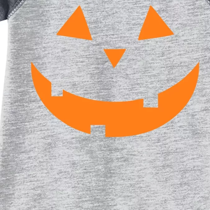 Jack o Lantern Pumpkin Face Infant Baby Jersey Bodysuit