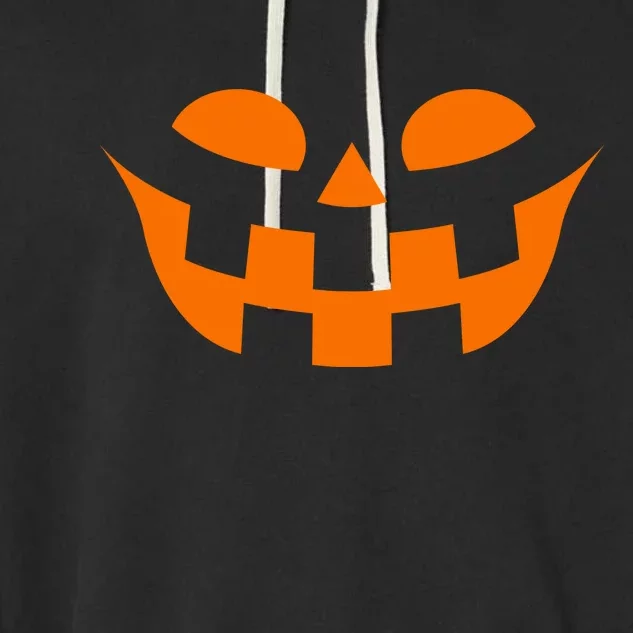 Jack O Lantern Scary Spookey Face Garment-Dyed Fleece Hoodie