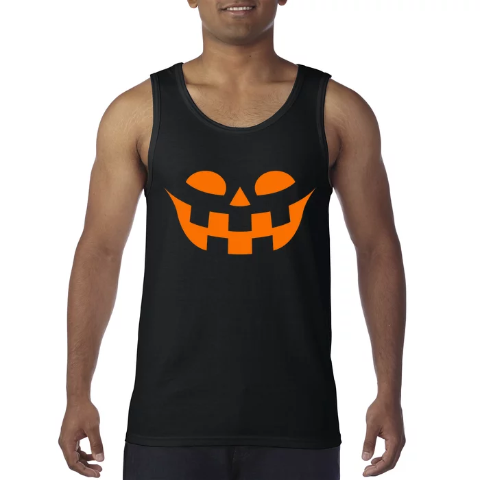 Jack O Lantern Scary Spookey Face Tank Top