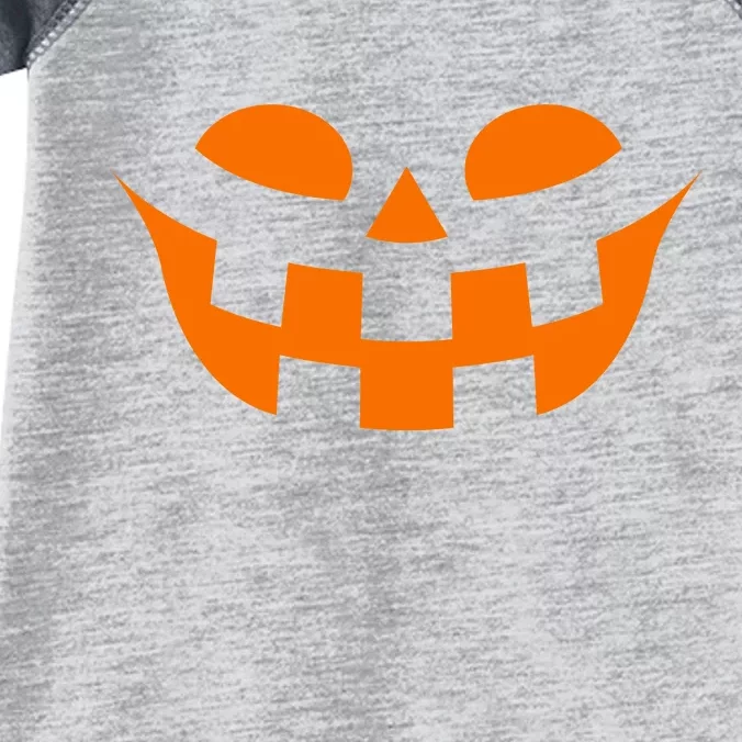 Jack O Lantern Scary Spookey Face Infant Baby Jersey Bodysuit