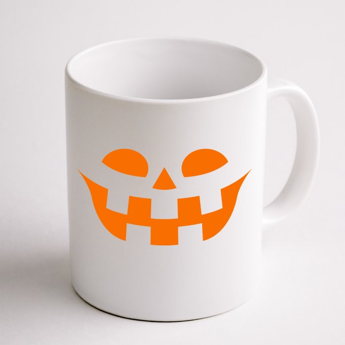 Jack O Lantern Scary Spookey Face Front & Back Coffee Mug