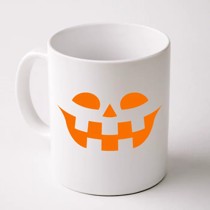 Jack O Lantern Scary Spookey Face Front & Back Coffee Mug