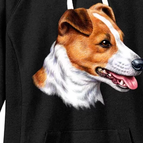 Jack Russell Dog Women's Fleece Hoodie