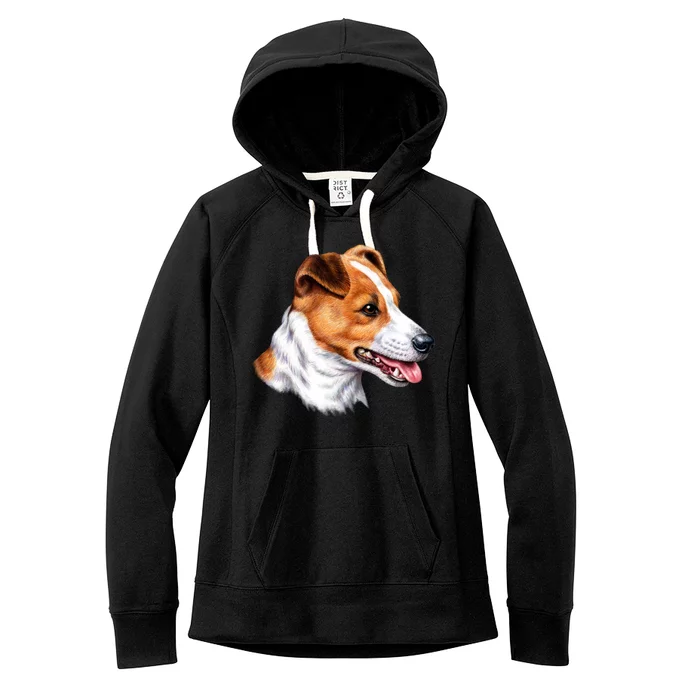 Jack Russell Dog Women's Fleece Hoodie