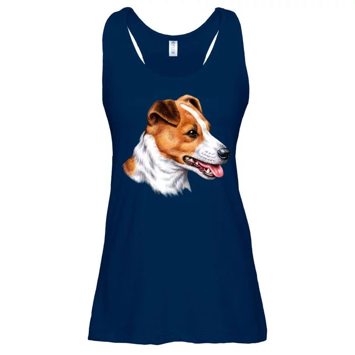 Jack Russell Dog Ladies Essential Flowy Tank