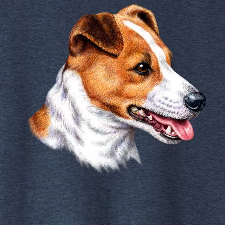 Jack Russell Dog Women's Crop Top Tee