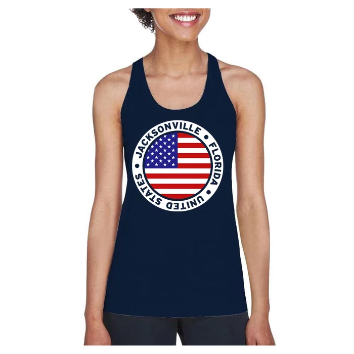 Jacksonville Florida USA Women's Racerback Tank