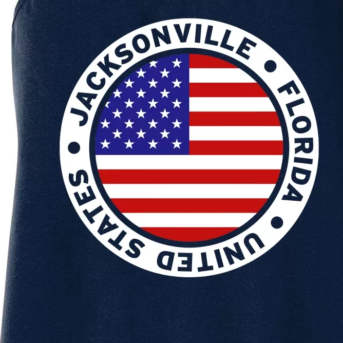 Jacksonville Florida USA Women's Racerback Tank