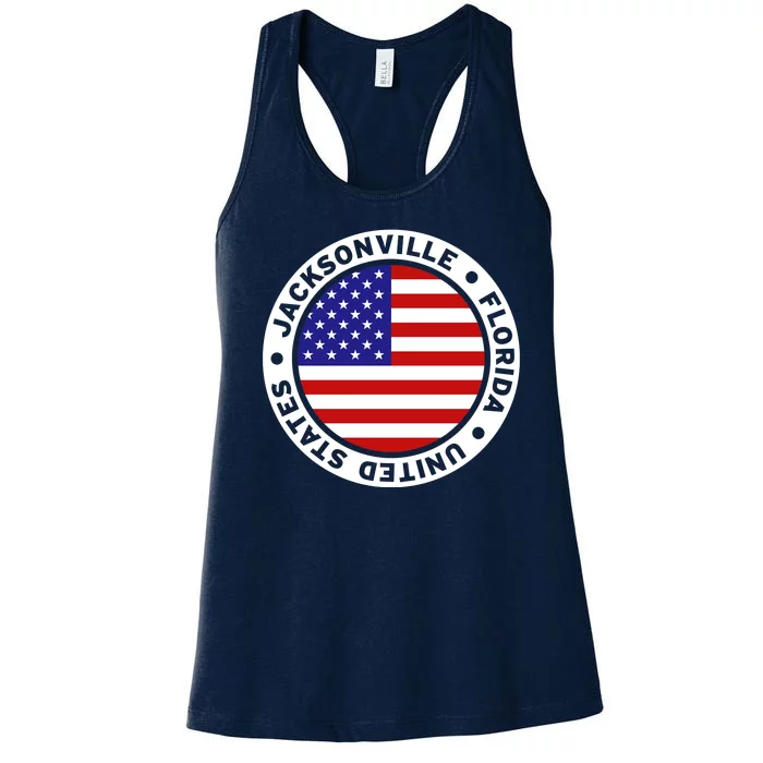 Jacksonville Florida USA Women's Racerback Tank