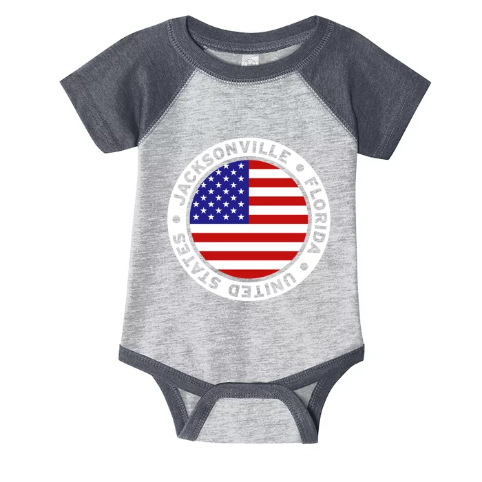 Jacksonville Florida USA Infant Baby Jersey Bodysuit