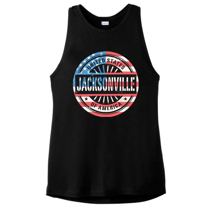 Jacksonville USA Ladies Tri-Blend Wicking Tank