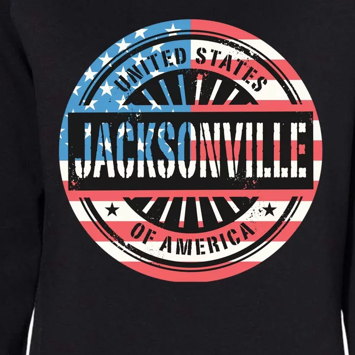 Jacksonville USA Womens California Wash Sweatshirt