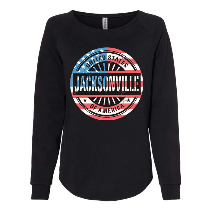 Jacksonville USA Womens California Wash Sweatshirt