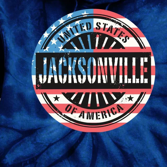 Jacksonville USA Tie Dye Hoodie