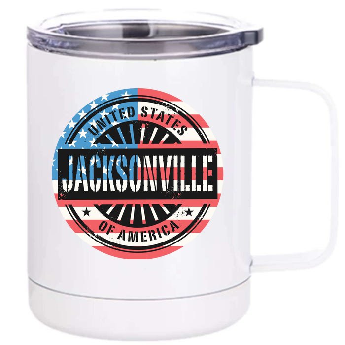 Jacksonville USA Front & Back 12oz Stainless Steel Tumbler Cup