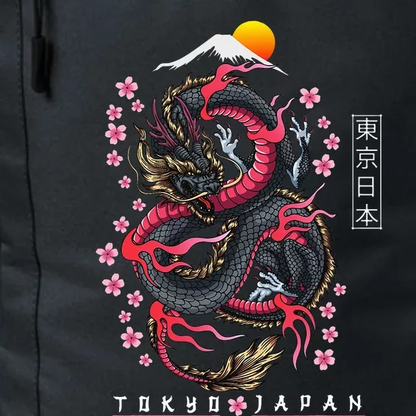 Japanese Aesthetic Dragon Tokyo Japan Manga Anime Asian 80’s Daily Commute Backpack