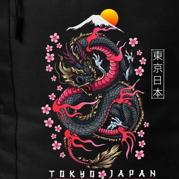 Japanese Aesthetic Dragon Tokyo Japan Manga Daily Commute Backpack