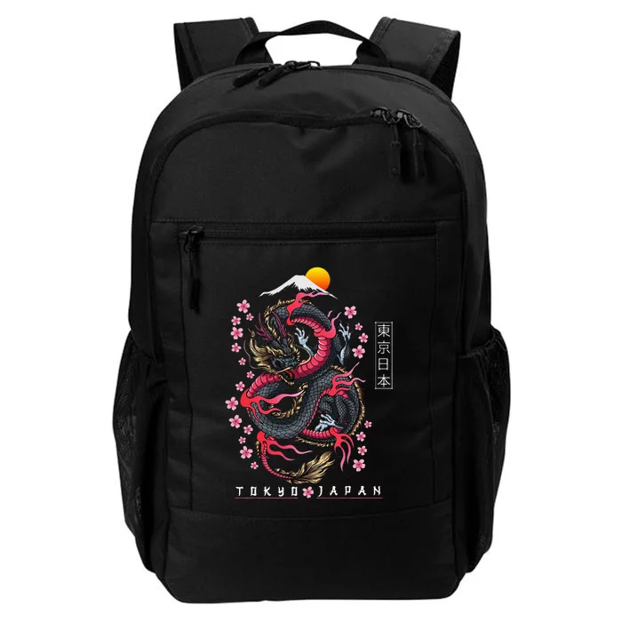 Japanese Aesthetic Dragon Tokyo Japan Manga Daily Commute Backpack