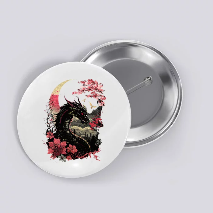 Japanese Aesthetic Dragon Japanese Art Japan Tattoo Button