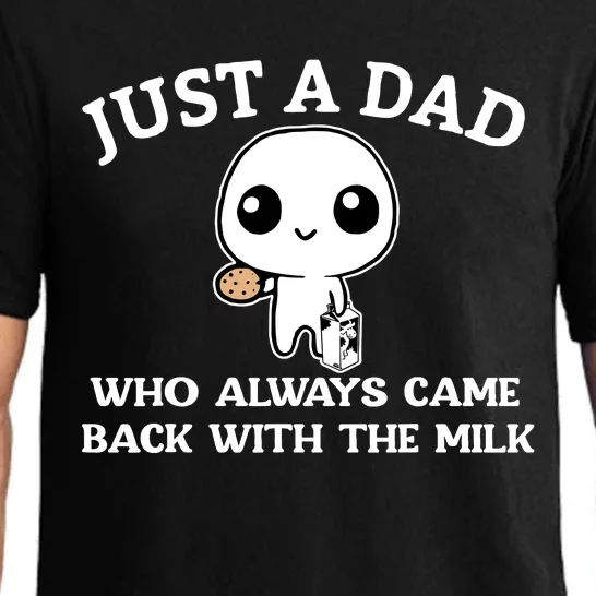 Just A Dad Who Always Came Back With The Milk Fathers Day Pajama Set