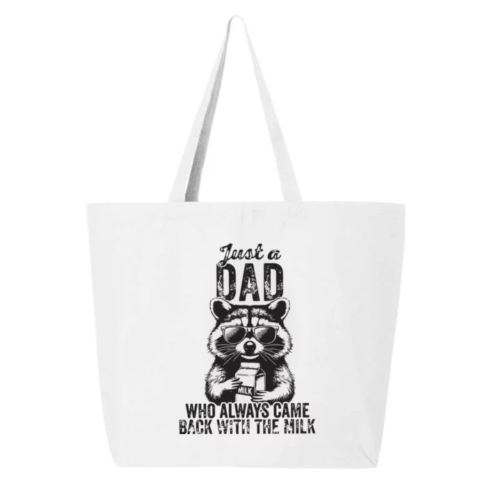 Just A Dad Who Always Came Back With The Milk 25L Jumbo Tote