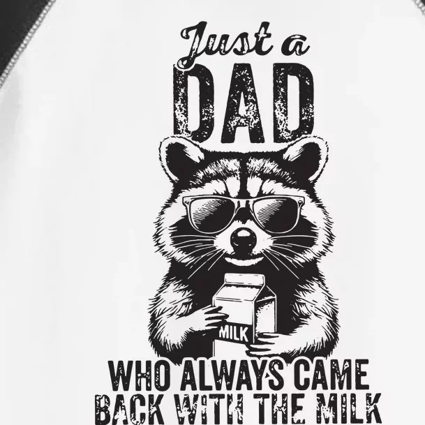 Just A Dad Who Always Came Back With The Milk Toddler Fine Jersey T-Shirt