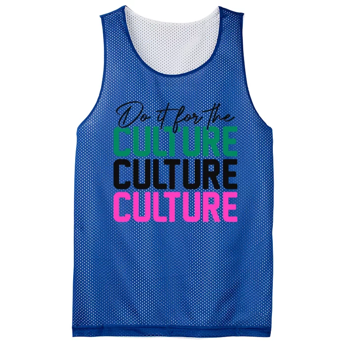 Juneteenth Aka Do It For The Culture Cool Gift Mesh Reversible Basketball Jersey Tank