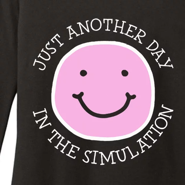 Just Another Day In The Simulation Womens CVC Long Sleeve Shirt