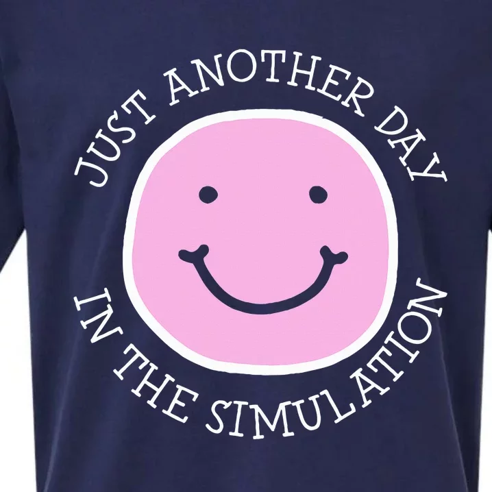 Just Another Day In The Simulation Sueded Cloud Jersey T-Shirt