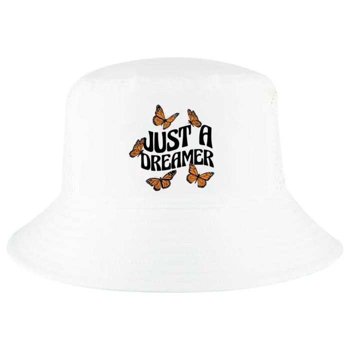 Just A Dreamer Butterfly Cute Gift Cool Comfort Performance Bucket Hat