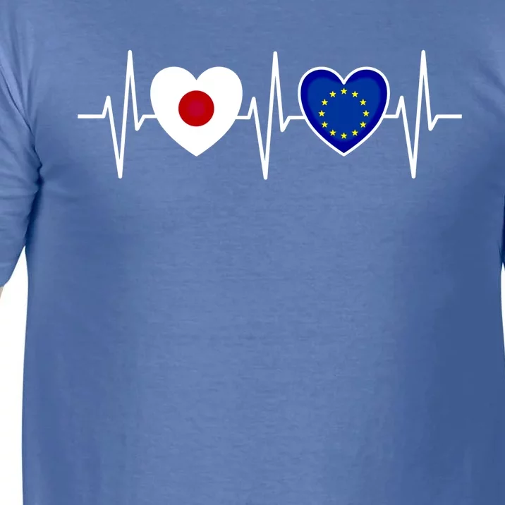 Japan And Europe European Union Flag Flags Cute Gift Comfort Colors T-Shirt