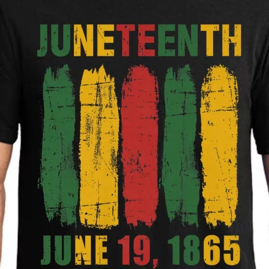 Juneteenth African Flag For Black History Pride Since 1865 Pajama Set