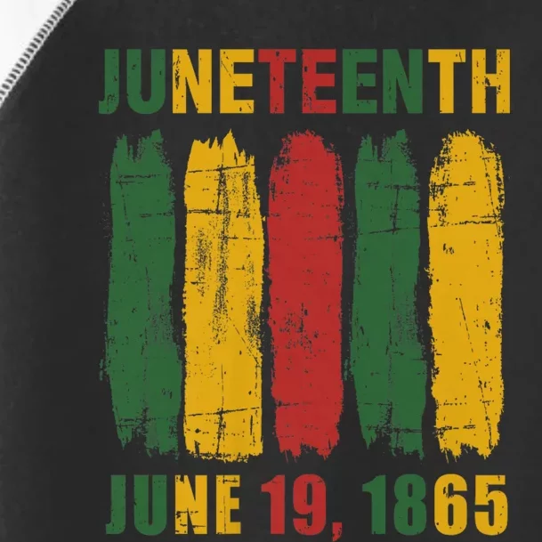 Juneteenth African Flag For Black History Pride Since 1865 Toddler Fine Jersey T-Shirt