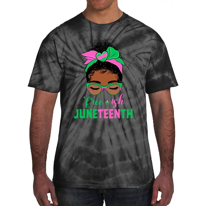 Juneteenth Aka Freeish Since 1865 Independence Day Tie-Dye T-Shirt