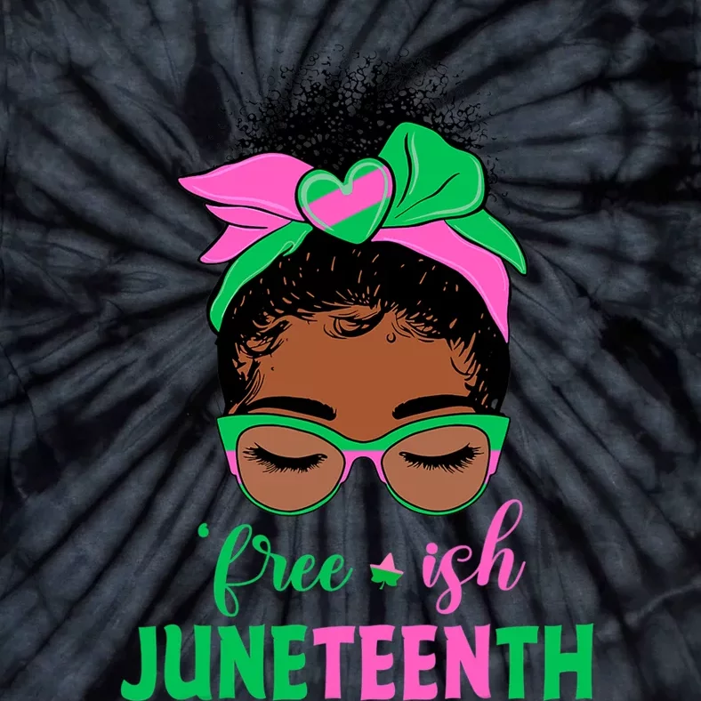 Juneteenth Aka Freeish Since 1865 Independence Day Tie-Dye T-Shirt