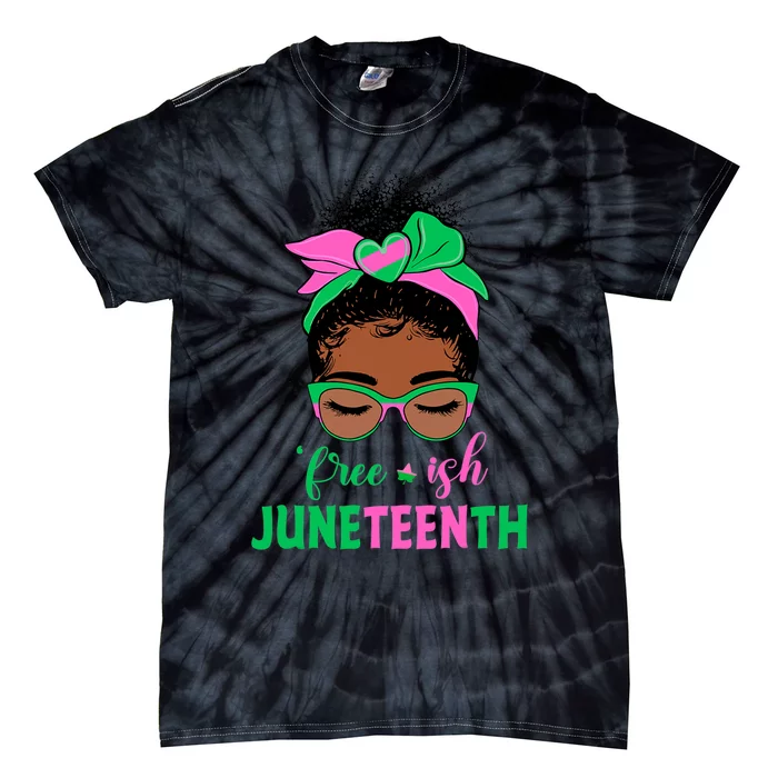 Juneteenth Aka Freeish Since 1865 Independence Day Tie-Dye T-Shirt