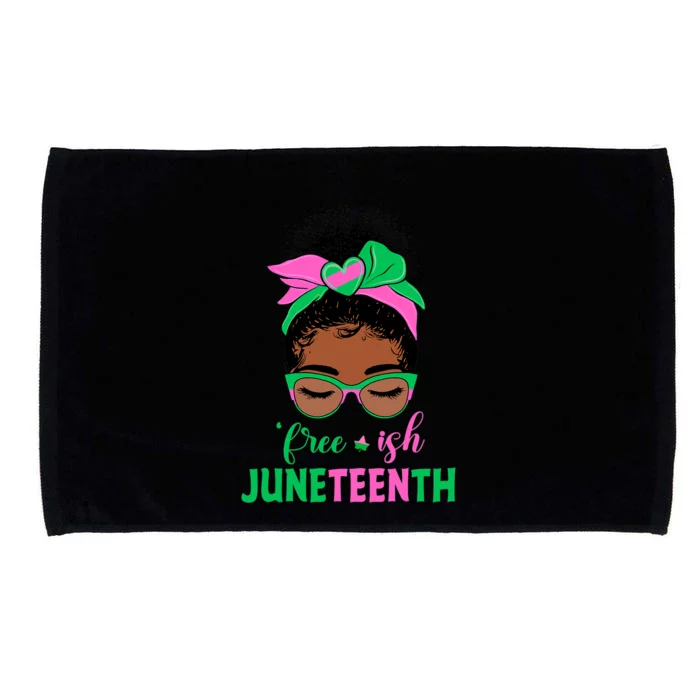 Juneteenth Aka Freeish Since 1865 Independence Day Microfiber Hand Towel