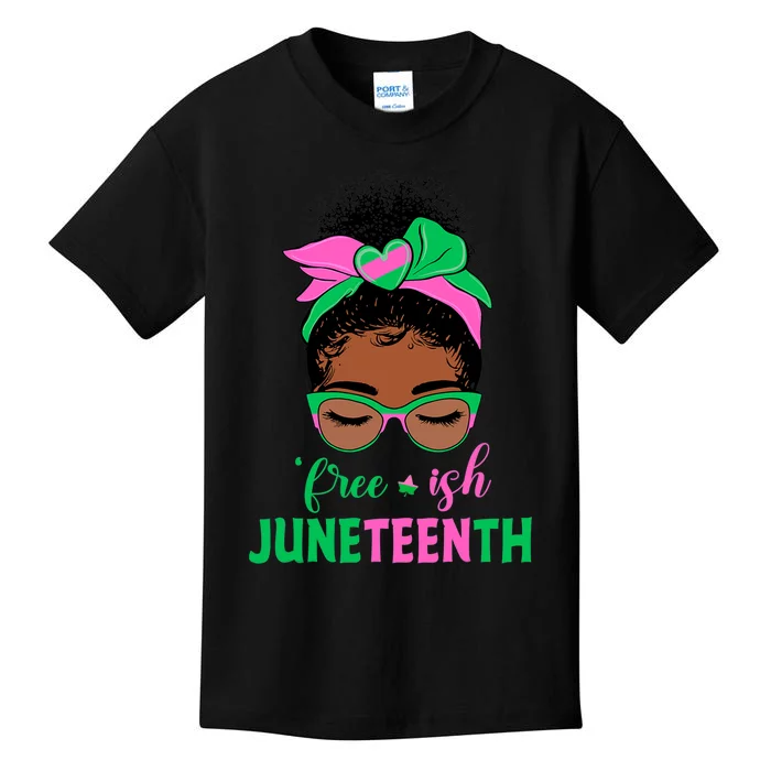 Juneteenth Aka Freeish Since 1865 Independence Day Kids T-Shirt