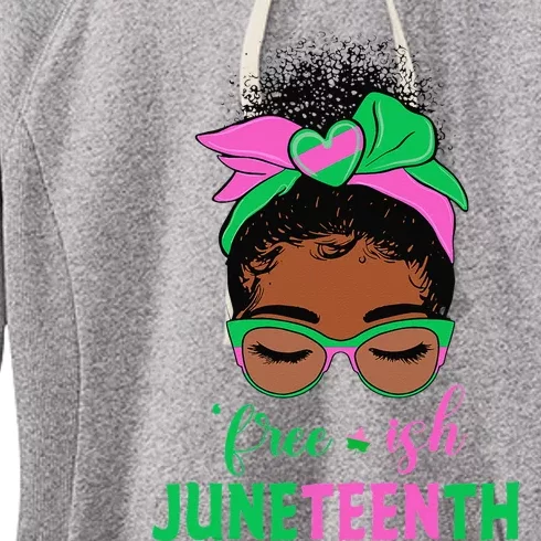 Juneteenth Aka Free-ish Since 1865 Independence Day Women's Fleece Hoodie