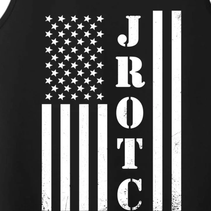 Jrotc American Flag Gift Jrotc Veteran Gift Performance Tank