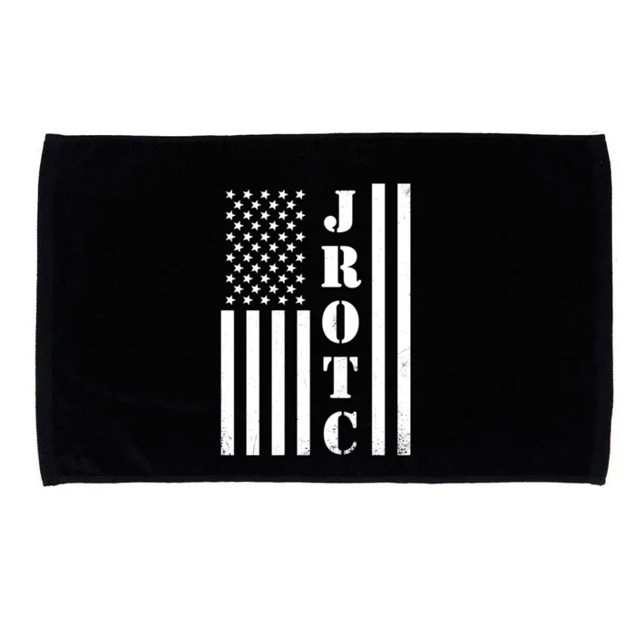 Jrotc American Flag Gift Jrotc Veteran Gift Microfiber Hand Towel