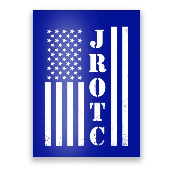 Jrotc American Flag Gift Jrotc Veteran Gift Poster | TeeShirtPalace