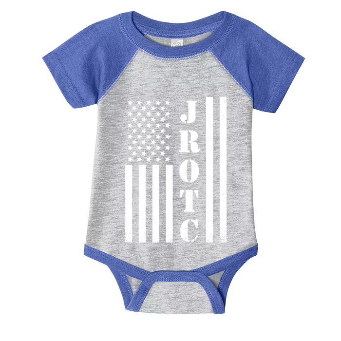 Jrotc American Flag Gift Jrotc Veteran Gift Infant Baby Jersey Bodysuit