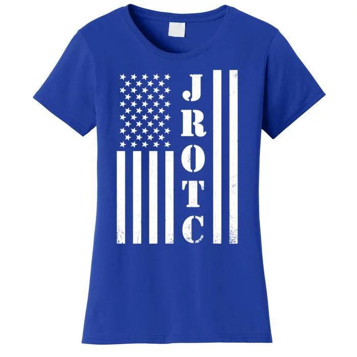 Jrotc American Flag Gift Jrotc Veteran Gift Women's T-Shirt