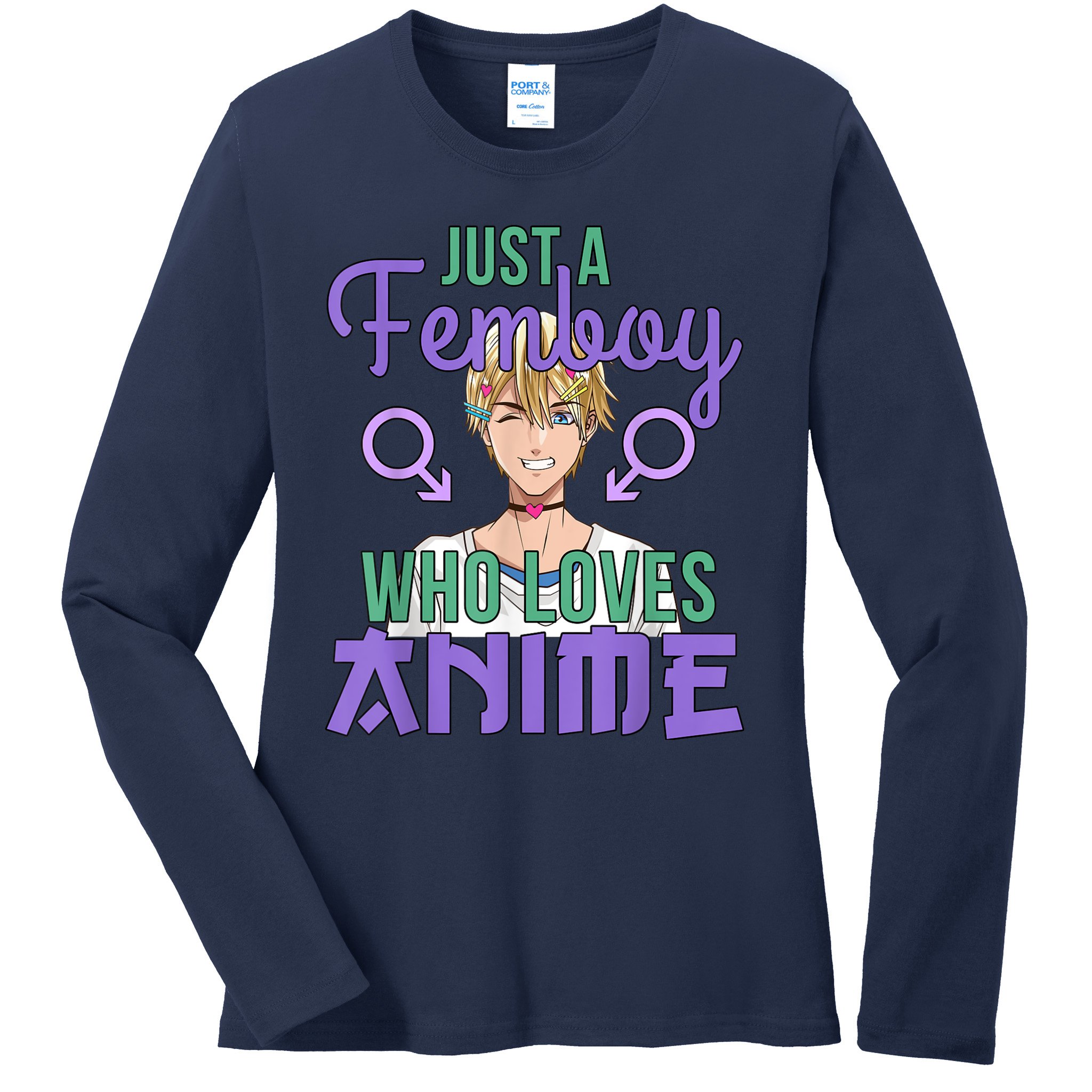 Men's Long Sleeve T-shirt With Anime Basketball Player Graphic