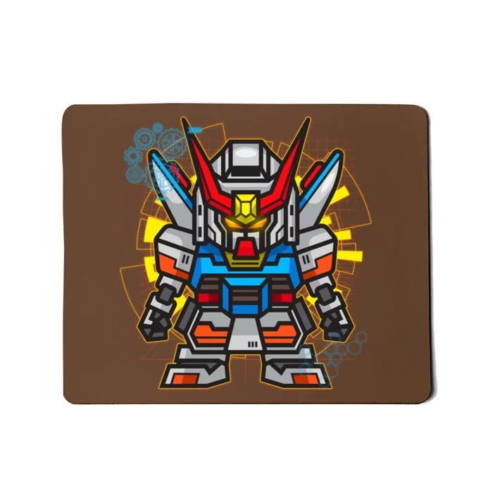 Japanese Anime Fighting Mecha Robot Mousepad