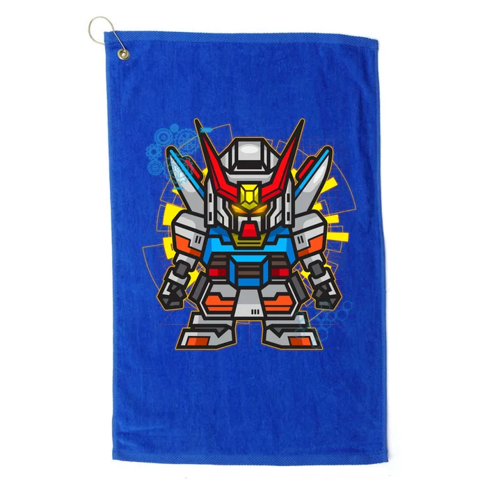 Japanese Anime Fighting Mecha Robot Platinum Collection Golf Towel