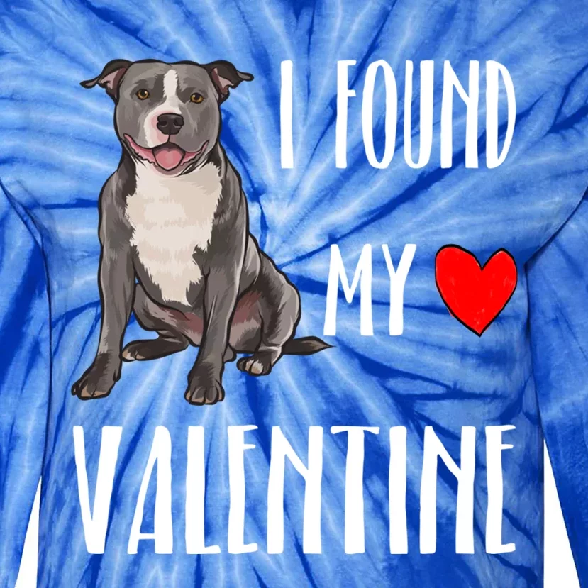 Je Ai Finve Mon Valentine Staffordshire Bull Terrier Meaningful Gift Tie-Dye Long Sleeve Shirt