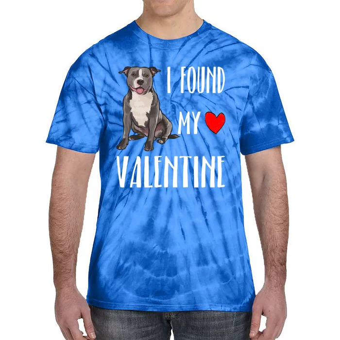 Je Ai Finve Mon Valentine Staffordshire Bull Terrier Meaningful Gift Tie-Dye T-Shirt